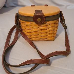 Longaberger small Saddlebrook purse